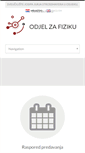 Mobile Screenshot of fizika.unios.hr